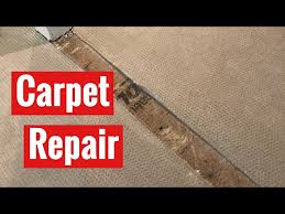 how to patch carpet when you take walls