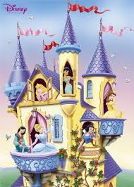 Poster Disney Princess Castle Wall
