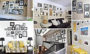 displaying family photos on your walls