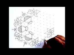 With the help of dots, you can draw intricate designs and patterns with ease. Pulli Vacha Pongal Kolam Designs 13 Super Pongal Kolam 2020 Sankranthi Kolam Youtube Rangoli Designs With Dots Kolam Designs Floral Border Design