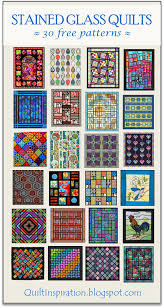 Free Pattern Day Stained Glass Quilts