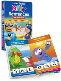 letter sounds silly sentences board book