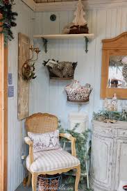 French Country Garden Shed Shelf Desk