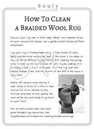 clean your braided wool rugs in 3 easy