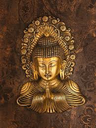 Buy Brass Buddha Wall Hanging At