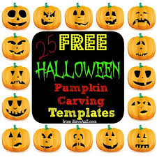 25 Easy Free Halloween Pumpkin Carving Templates