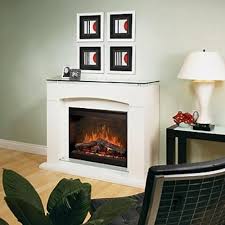 Dimplex Na White Electric Fireplace