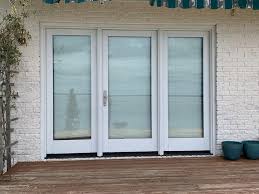 Wood French Patio Door Updates Backyard