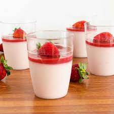 strawberry panna cotta recipe veena