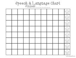 Speech And Language Sticker Chart Speech Language Therapy