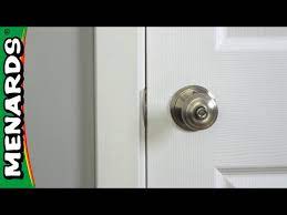 How To Install A Door Lock Menards