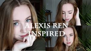 alexis ren inspired makeup hair and
