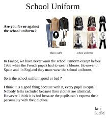 let s debate on uniforms