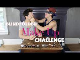 blindfolded make up challenge you