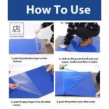 clean room sticky mats anti static blue