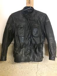 Details About Hein Gericke Leather Motorcycle Jacket Size W34