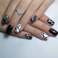 Today i introduce you to the latest 50 nail model, i tried to slow down and detail, you can follow step by step. 77 Stylish Simple Geometric Nail Art Designs Trendy Ideas For 2020 Flymeso Blog