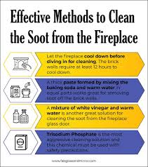 clean soot from your fireplace