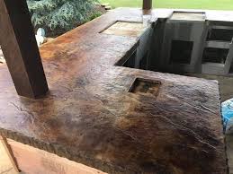 stained concrete countertops direct