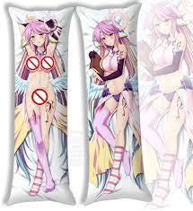 Amazon.com: OMYOPPAI Jibril Uncensored Pillow Cover No Game No Life Anime  Body Pillow Case Double-Sided Throw Pillow Cover Bedding Room Decor (66x23  in / 60x170 cm,Uncensored Ver.) : Home & Kitchen