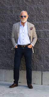 The perfect pair: Dark Jeans and a Sports Coat | Older mens fashion, Old man  fashion, Men fashion casual shirts