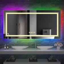 Led Colorful Rgb Backlit Bathroom