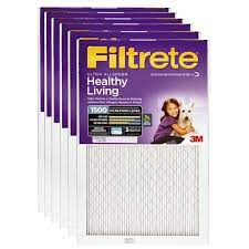 3m filtrete 20x25x1 ultra air filter 6