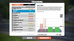 zwift training plans en workouts