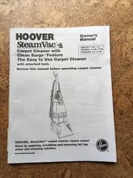 hoover steam vac for rug and