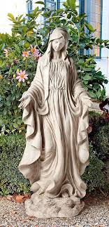Blessed Virgin Mary With Halo Sculpture