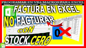 Ny night train party platter02:28. 525 Como Crear Una Factura O Sale Invoice No Permitir Facturar Con Stock Cero En Excel Vba 11