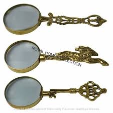 Royal Brass Magnifying Glass With