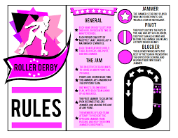roller derby rules infographic no