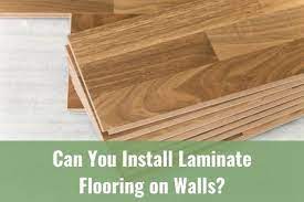 install laminate flooring on walls