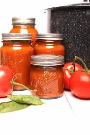 basil garlic tomato sauce canned my