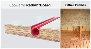 ecowarm radiantboard comparisons
