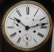 Fine Hermle Multi Dial Wall Clock 8 Day