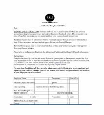 Free Time Off Request Form Template Vacation Policy Shrm