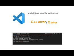 undefined symbols for architecture