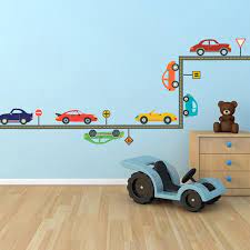 Wall Decals Cool Cars Straight Gray