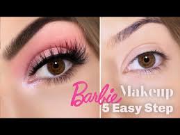 barbie eye makeup in 5 easy steps