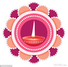 You can make this candle design on a card as in the above image with the help of ribbons. 50 Beautiful Diwali Greeting Cards Design And Happy Diwali Wishes
