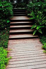 38 Cool Wooden Walkways For Your Garden