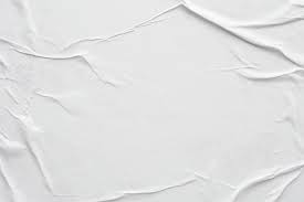 close up of white poster texture