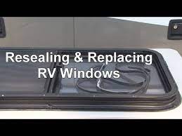 Resealing Replacing Rv Windows