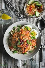 multi grain medley bowl with kimchi