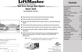 liftmaster 8550 users manual 114a4243