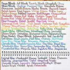 Diamine Ink Chart Mountain Of Ink