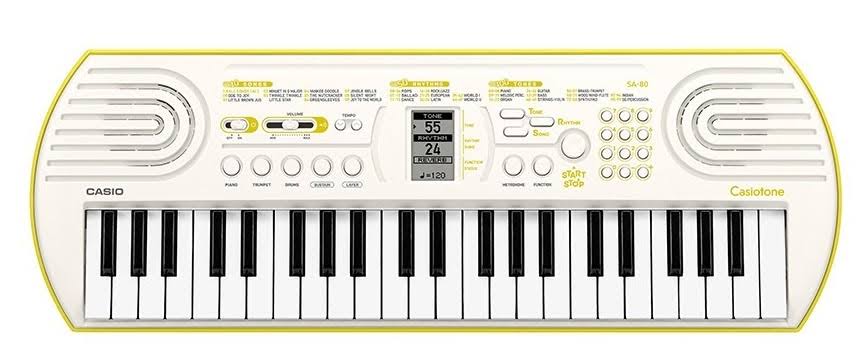 Casio Casiotone SA 80 Mini Keyboard for Kids 44 Mini Size product image