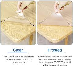 Clear Pvc Table Cover Protector